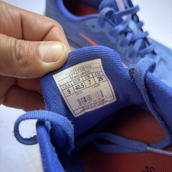 Brooks Womens Ravenna 11 Blue/Coral Running Shoes Size 9 - Picture 11 of 11